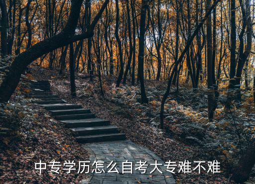 职高怎么自考大专,无学历怎么自考大专