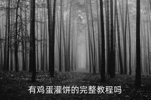 有鸡蛋灌饼的完整教程吗