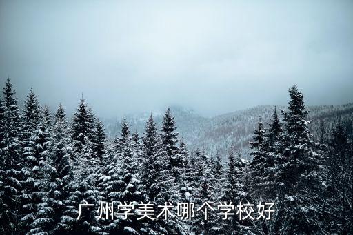 广州学美术哪个学校好
