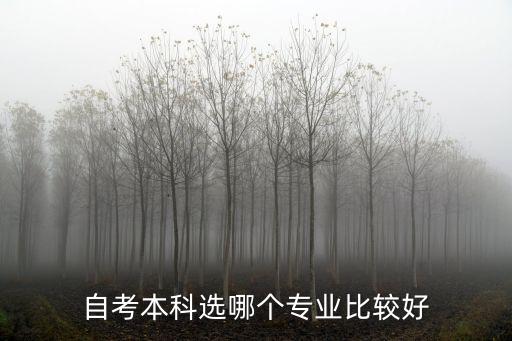 自考专升本选择什么专业比较好,现在自考什么专业比较好