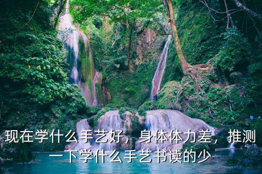 当今学什么手艺好,现在学什么技术好
