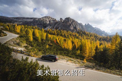 美术班怎么招生