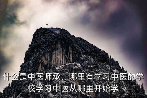 师承中医什么时间开始,中医师承有什么用