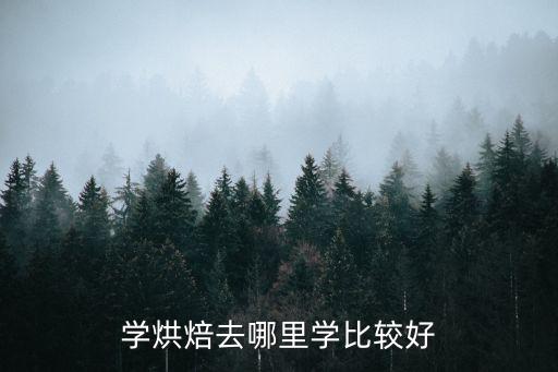 学烘焙去哪里学比较好
