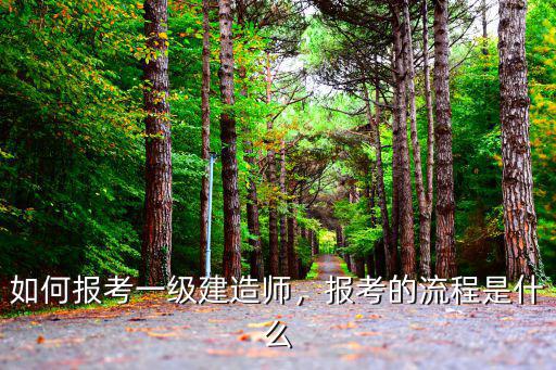 一级建造师报考网址是什么,如何报考一级建造师
