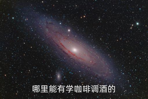哪里能有学咖啡调酒的