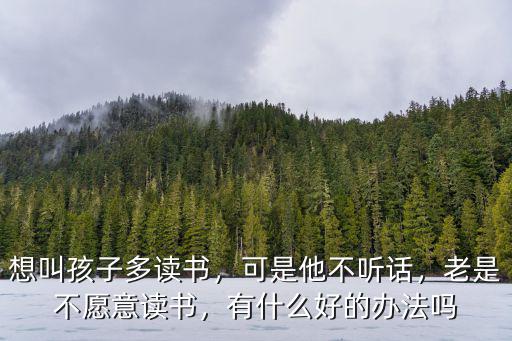 小孩不听话 他不读书怎么办,老是不愿意读书