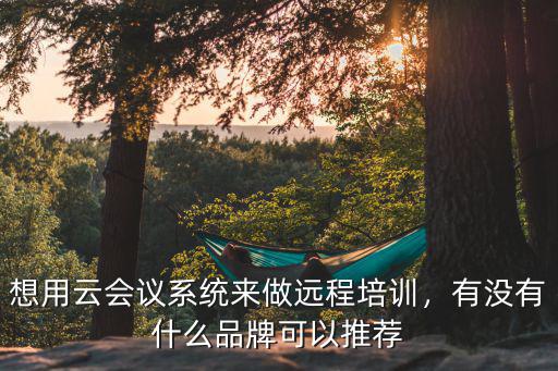 西安哪里有做远程会议的,想用云会议系统来做远程培训