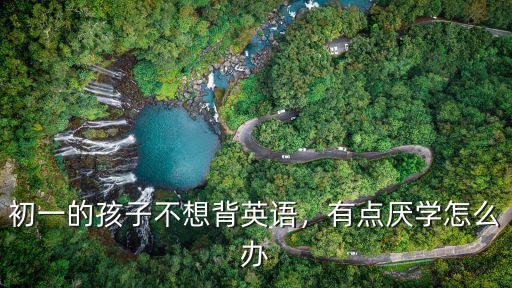 我儿子 上初一厌学英语怎么办,初一的孩子不想背英语