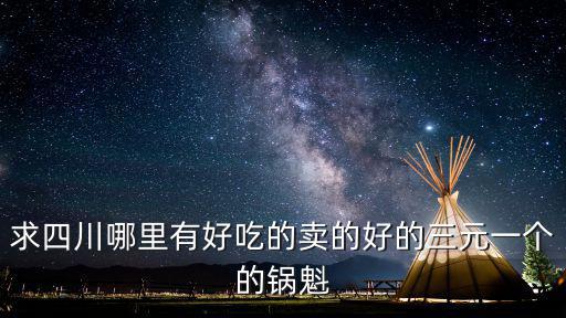 求四川哪里有好吃的卖的好的三元一个的锅魁