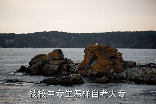 技校中专生怎样自考大专