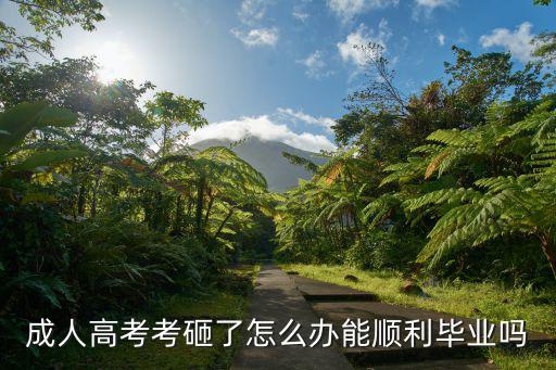 成人高考不够分怎么办,成人高考考砸了怎么办