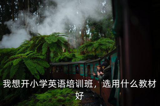 我想开小学英语培训班，选用什么教材好