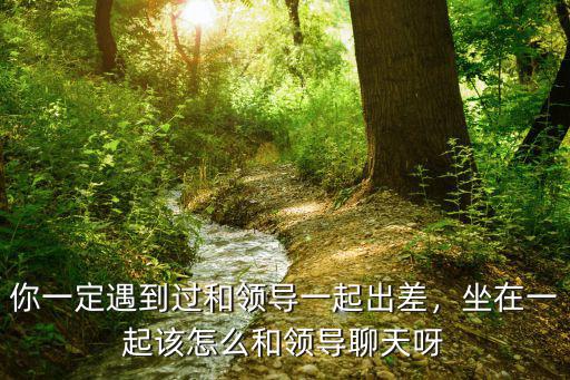 怎么和上级聊天,业务员怎么跟领导聊天