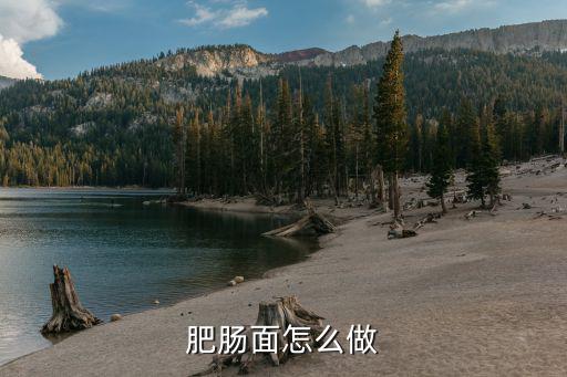 温州肥肠面怎么做,肥肠面怎么做
