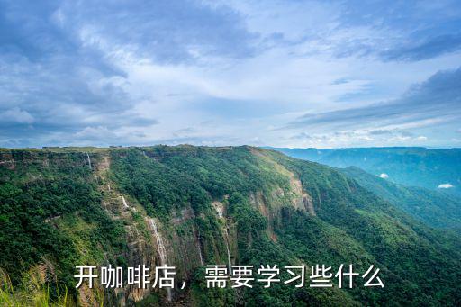 开咖啡店，需要学习些什么