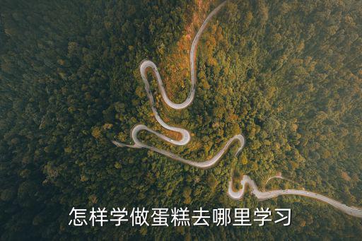 怎样学做蛋糕去哪里学习