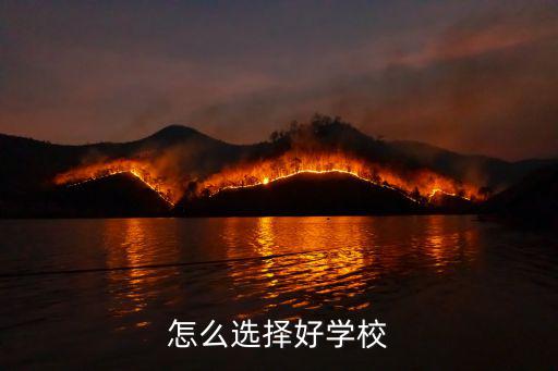 怎么选择好学校