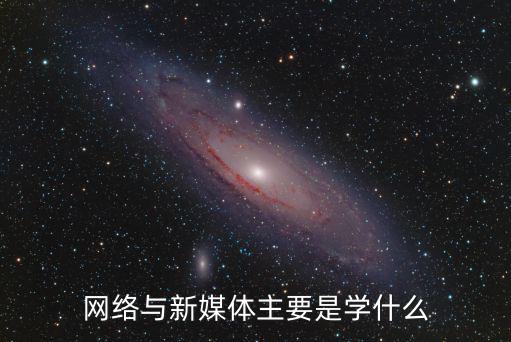 网络与新媒体主要是学什么