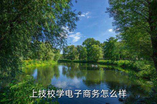 上技校学电子商务怎么样
