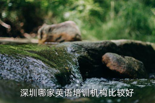 深圳哪家英语培训机构比较好