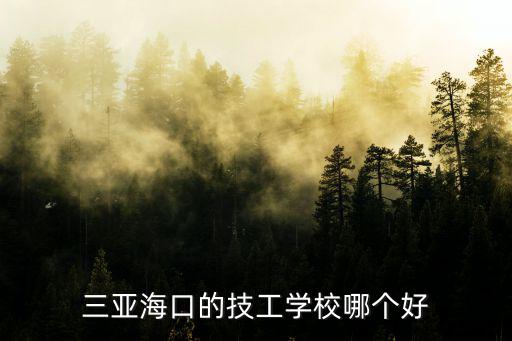 三亚海口的技工学校哪个好