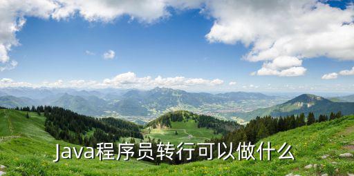 java工程师主要做什么,java工程师
