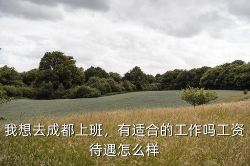 我想去成都上班，有适合的工作吗工资待遇怎么样