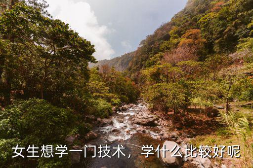 女生想学一门技术，学什么比较好呢