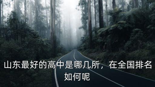 山东高中哪里好,山东省比较好的高中有哪些