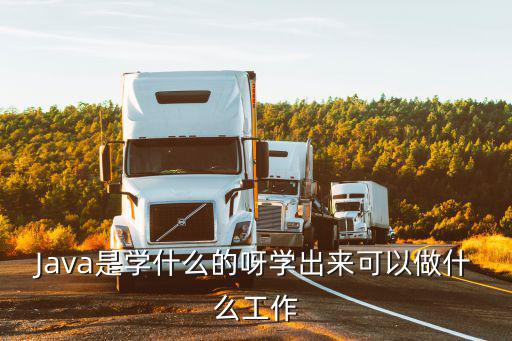 学了java可以做什么岗位,学出来可以做什么工作