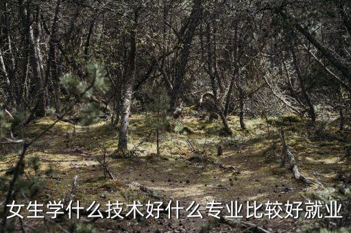 女生学什么技术好什么专业比较好就业
