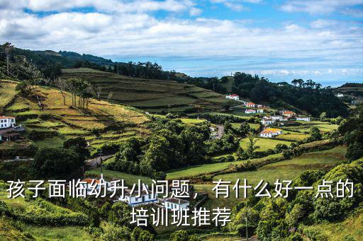 孩子面临幼升小问题，有什么好一点的培训班推荐