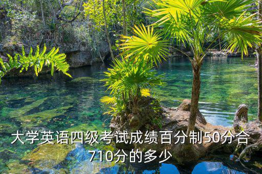 大学英语四级考试成绩百分制50分合710分的多少
