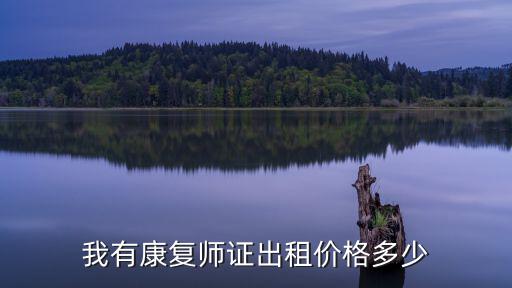 康复理疗师证多少钱，考康复理疗师证要多少钱