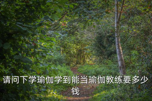 请问下学瑜伽学到能当瑜伽教练要多少钱
