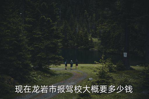 现在龙岩市报驾校大概要多少钱