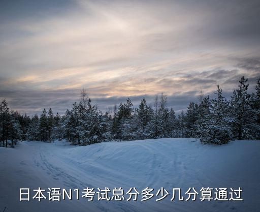 日本语N1考试总分多少几分算通过