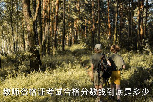 教师统考分数线是多少，教师资格证考试合格分数线到底是多少