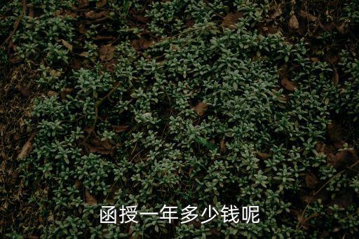 函授一年多少钱呢