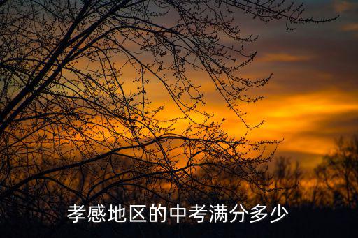 湖北孝感2015年8年级总分多少，孝感地区的中考满分多少
