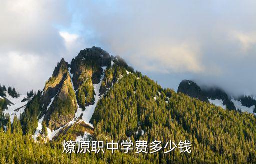 燎原职中学费多少钱