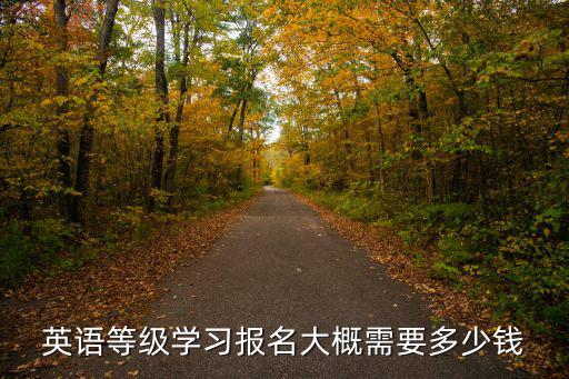 英语等级学习报名大概需要多少钱