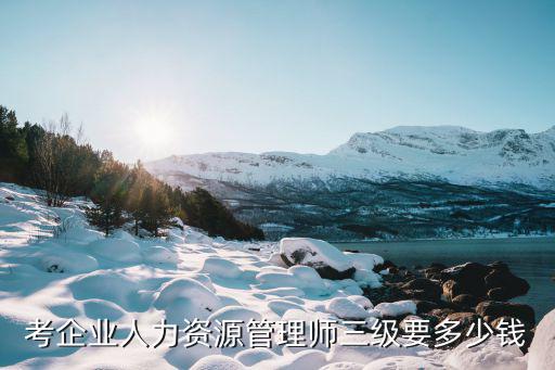三级人力资源师报名费多少钱，人力资源管理师三级报名费多少钱