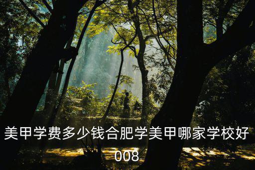 美甲学费多少钱合肥学美甲哪家学校好008