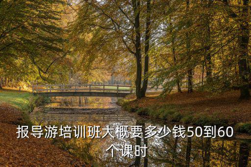 报导游培训班大概要多少钱50到60 个课时