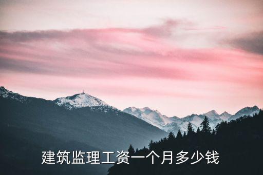 监理工资一般多少2016，做监理的一般工资金大约多少钱