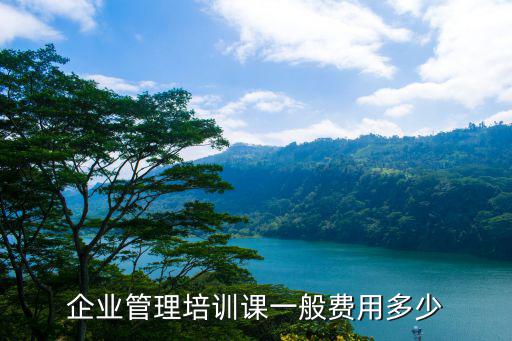 企业管理培训课一般费用多少