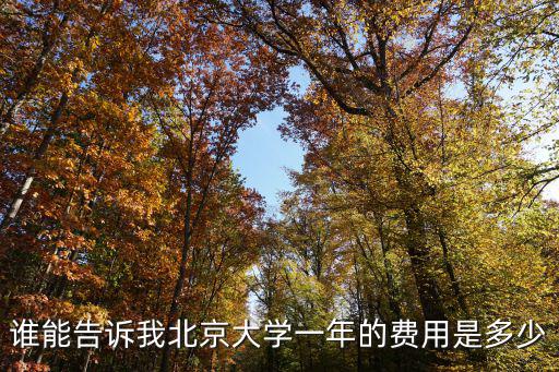 北大学费一年多少2016，北京大学一年学费多少自费多少