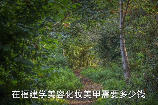 在福建学美容化妆美甲需要多少钱